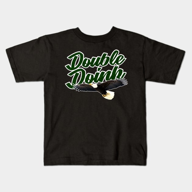 Double Doink Philadelphia Eagles Win vs. Chicago Bears Kids T-Shirt by lavdog